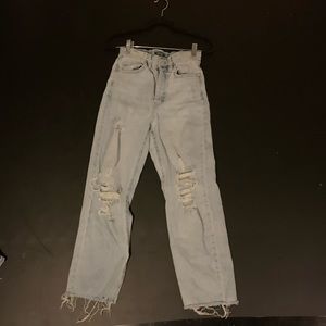 Wide leg jeans
